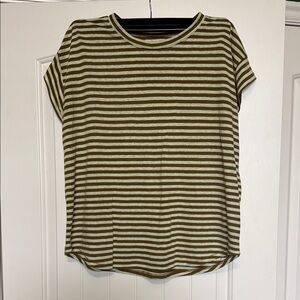 Madewell Asbury Lorrie Striped Linen Blend TShirt